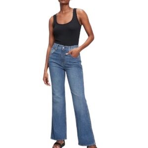 Gap 100% Cotton Highrise Flare Jeans New With Tags Dead Stock Size 4-6